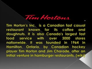 Tim Hortons - Wikipedia