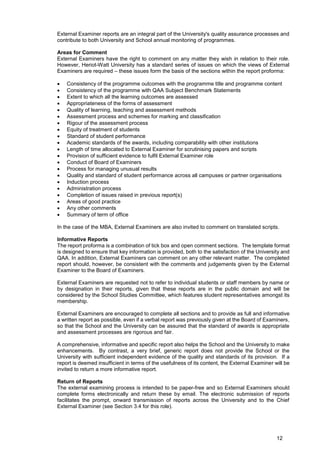 Externalexaminers taughthandbook-1 | PDF