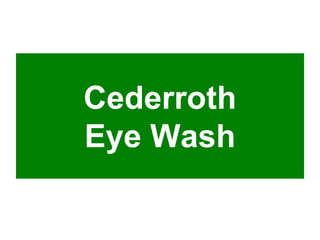 Cederroth
Eye Wash

 
