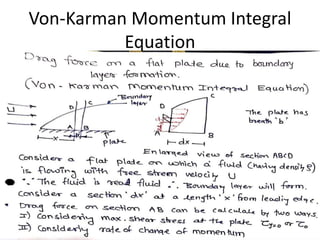 Von-Karman Momentum Integral
Equation
 