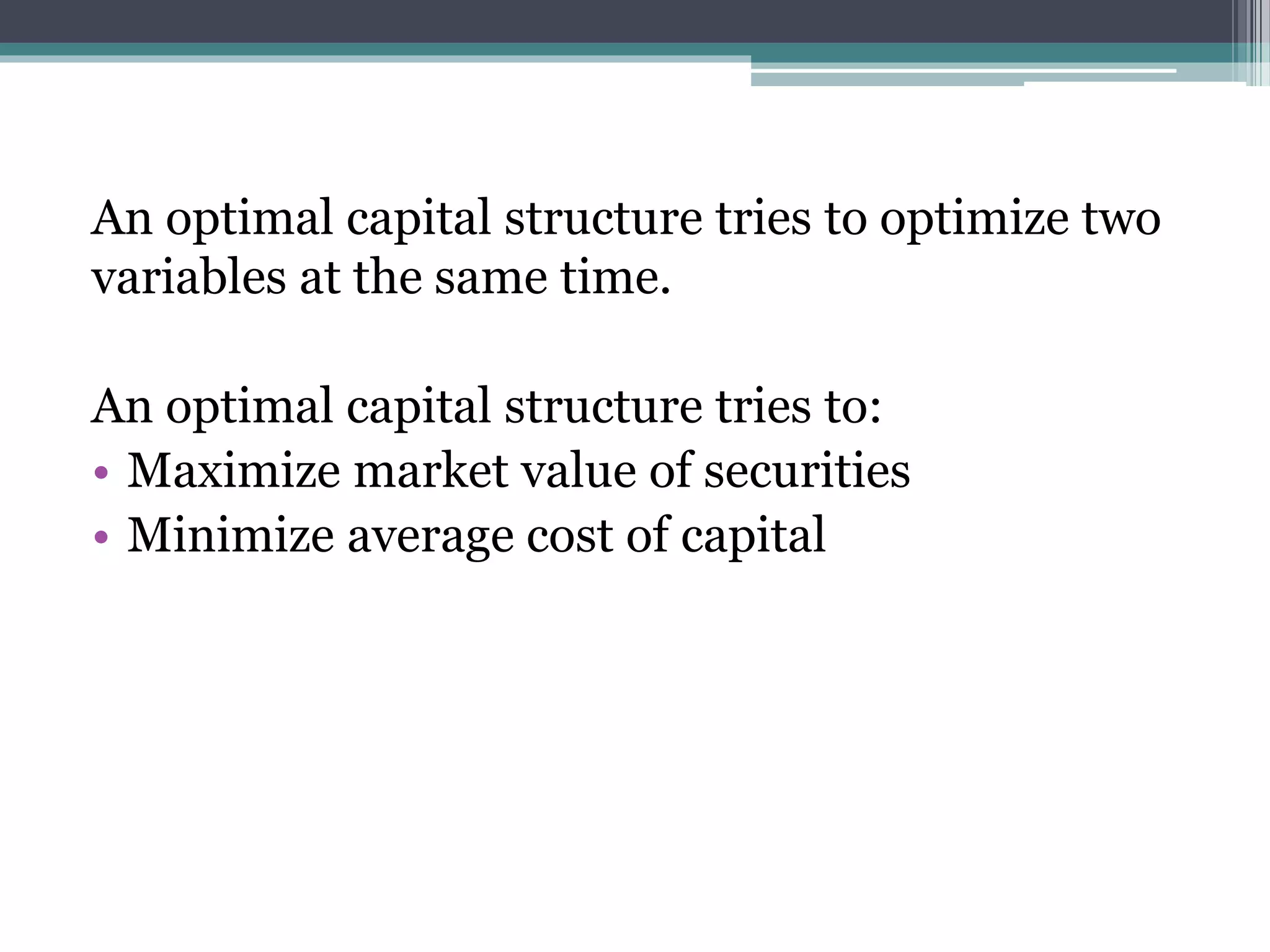 Qualities of a good capital structure | PPTX