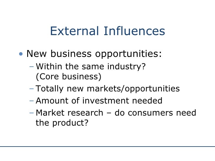 External Influences
