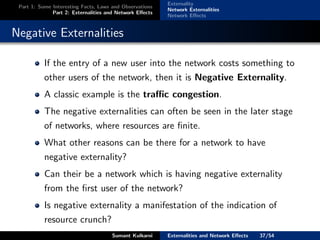 Negative Network Externality Externalities and network effects (examples, laws and interpretations ...