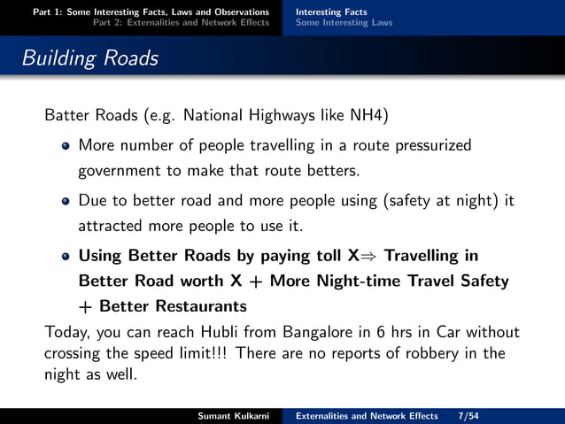 Externalities and network effects (examples, laws and interpretations ...