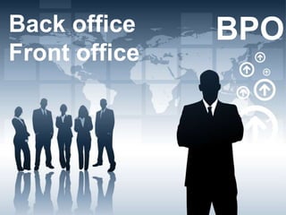 Back office    BPO
Front office
 