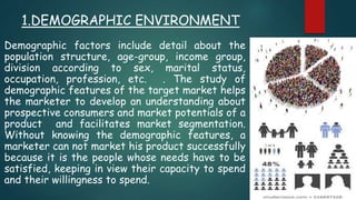 Segmentation External Environment External marketing environment | PPTX