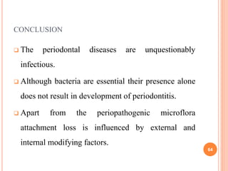 External modifying factors of periodontal diseases | PPTX