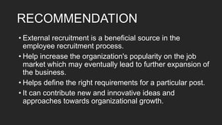 External recruitment | PPT