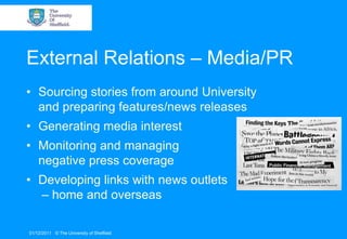 External relations overview presentation | PPTX