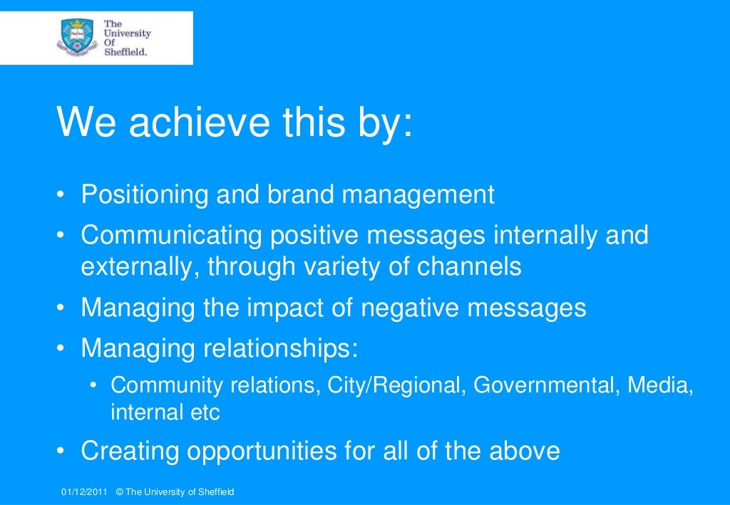 External relations overview presentation