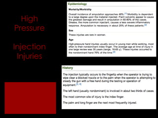 High Power Injection Injury External signs of internal injuries tfinal | PPT