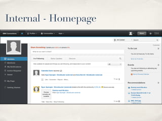 Internal - Homepage 
 