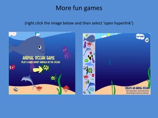 More fun games

(right click the image below and then select ‘open hyperlink’)
 