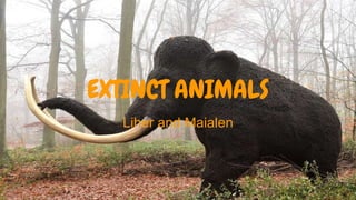 EXTINCT ANIMALS
Liher and Maialen
 