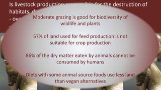 The role of livestock in developing countries: Misperceptions, facts and consequences