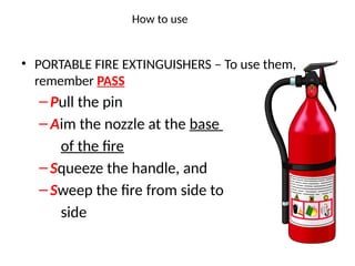 Pass Extin Working and types and EXTINGUISHERS.pptx