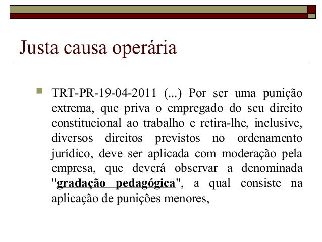 Extinção do contrato de trabalho