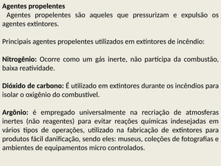 Extintores - parte 2..pptx. Manutenção dos extintores. | PPTX