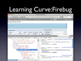 Learning Curve:Firebug
 