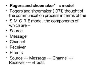 EXTN- 123 importance of extension, communication skill | PDF