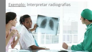 Exemplo: Interpretar radiografias
 
