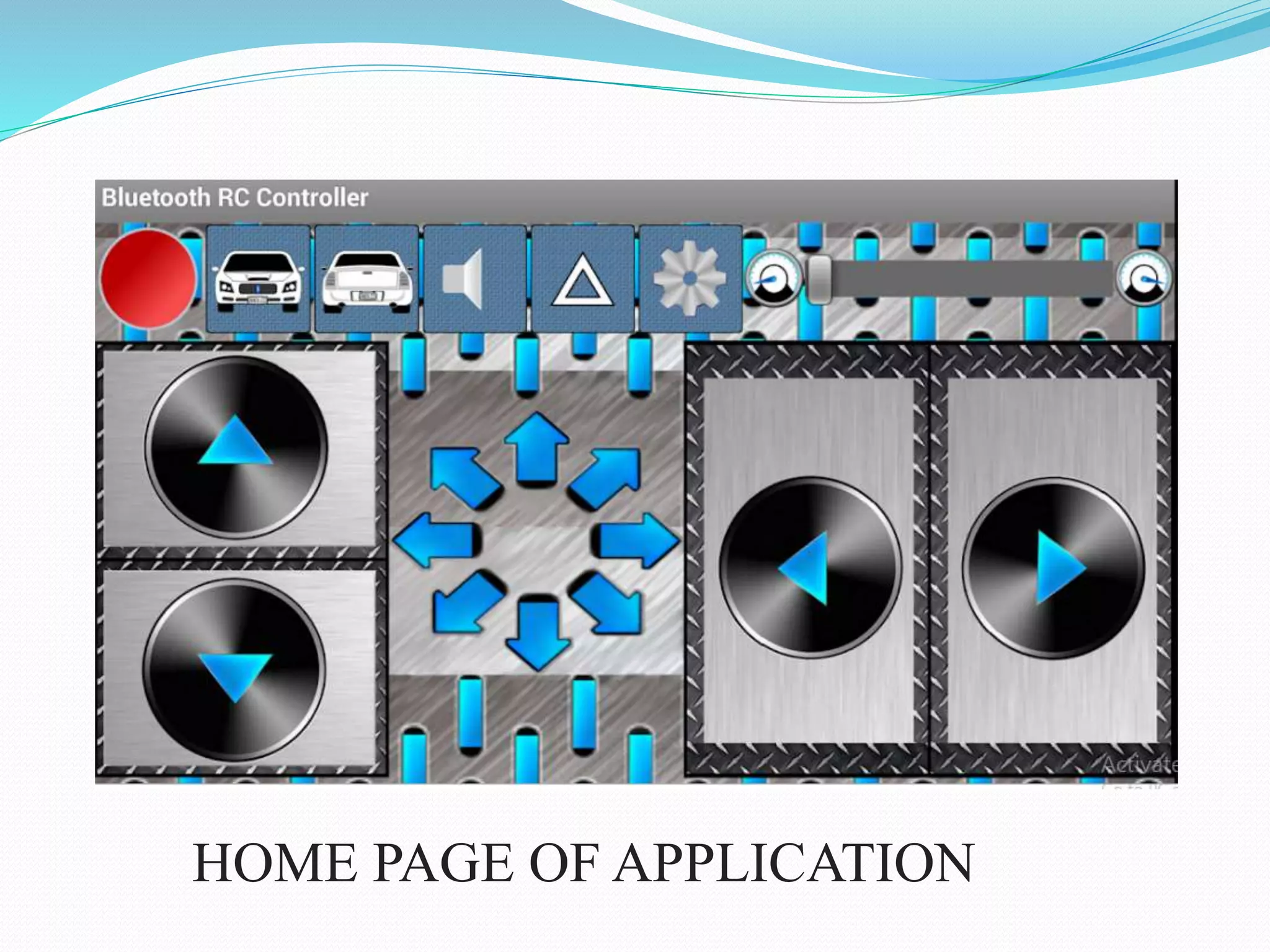 HOME PAGE OF APPLICATION
 