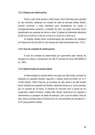 ExtraçAo De Café   Tese