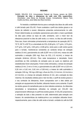 ExtraçAo De Café   Tese