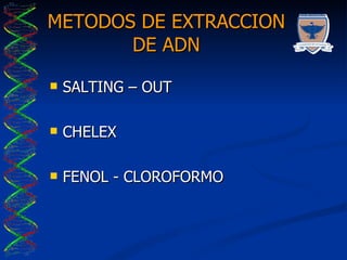 Extraccion ADN | PPT