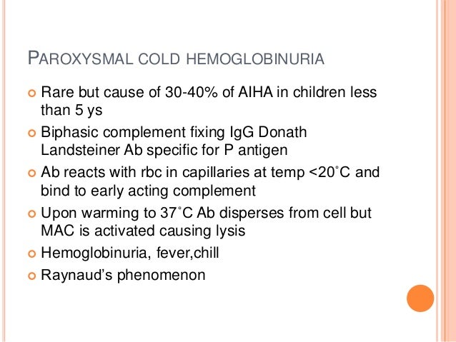 complement 4 test blood anemia hemolytic Extracorpuscular
