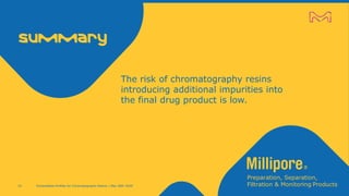 Extractables profiles for chromatography resins - adapted approach of ...