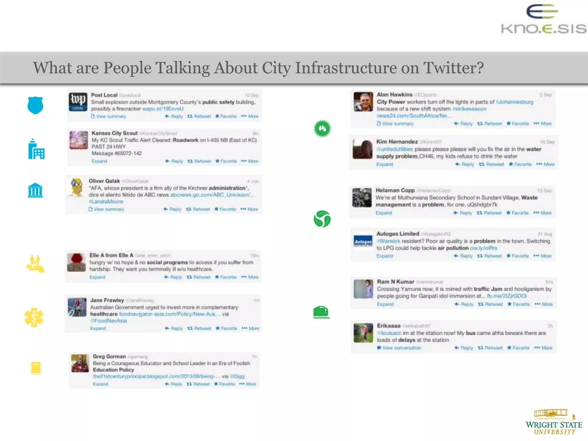 What are People Talking About City Infrastructure on Twitter?
 