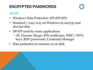 Extracting Credentials From Windows | PPTX
