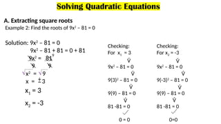 Extracting Square Roots lesson in lesson in extracting square roots.pptx