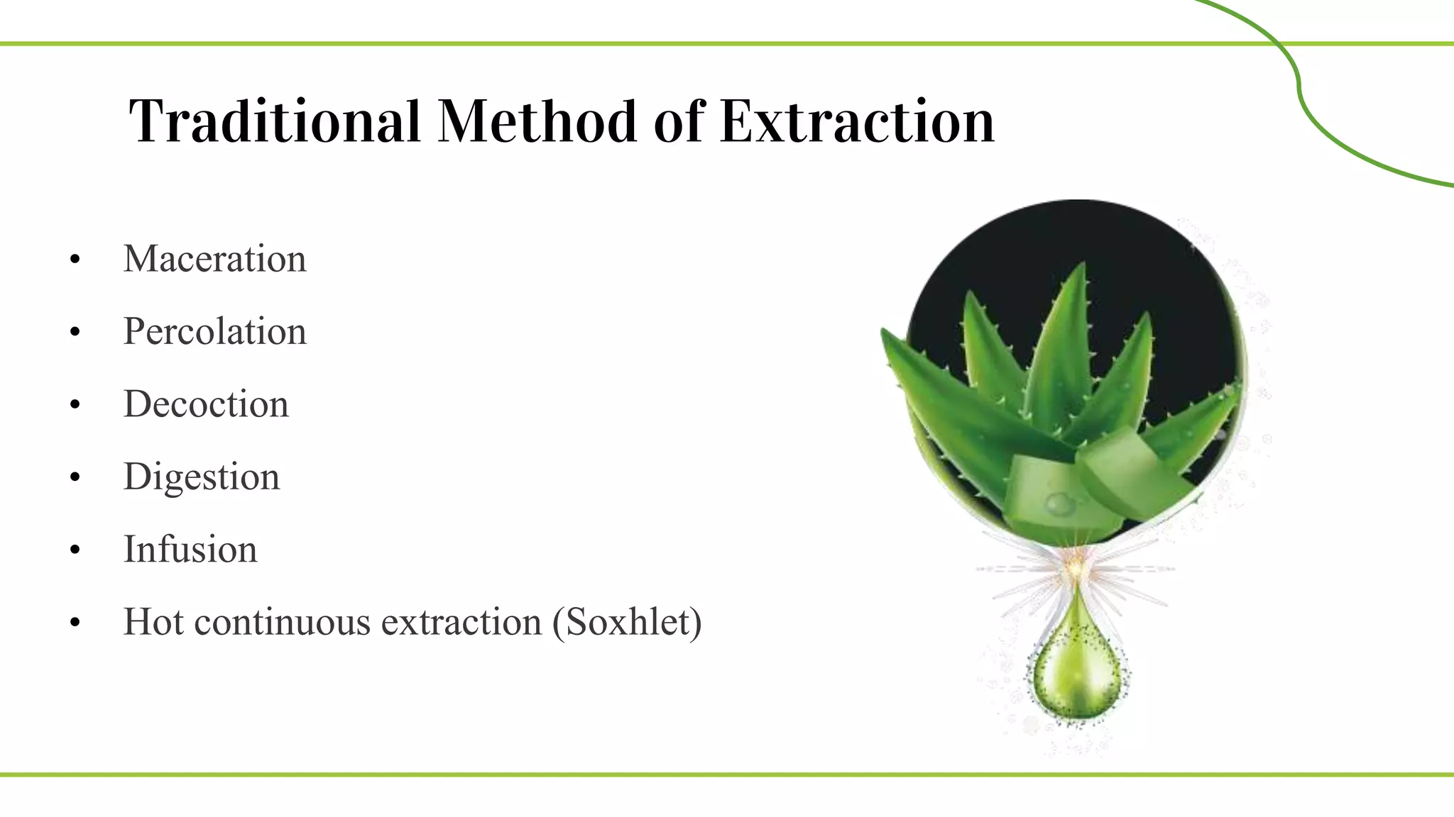 Recent Advances in Extraction | PPTX