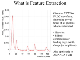 Advanced Feature Extraction Techniques for IceCube Waveform Analysis | PPT