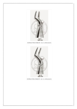 EXTRACTING FORCEP - FIG 51 UPPER ROOTS
EXTRACTING FORCEP - FIG 51L UPPER ROOTS
 