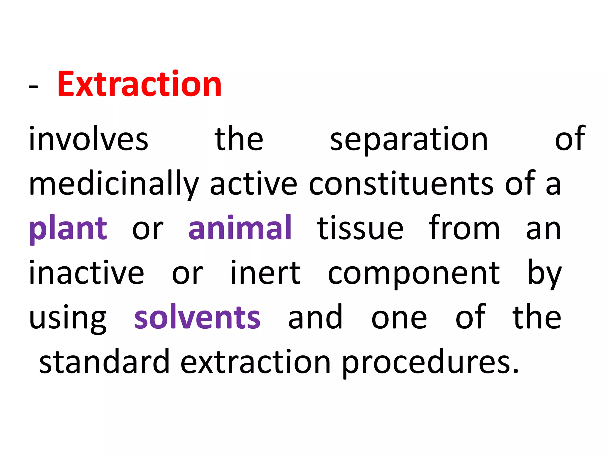 Extraction methods | PPTX