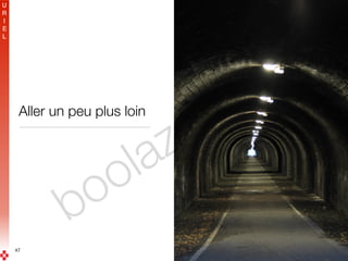 boolaz.com
U
R 
I 
E 
L
Aller un peu plus loin
47
 