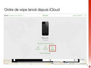 boolaz.com
Ordre de wipe lancé depuis iCloud
6
 