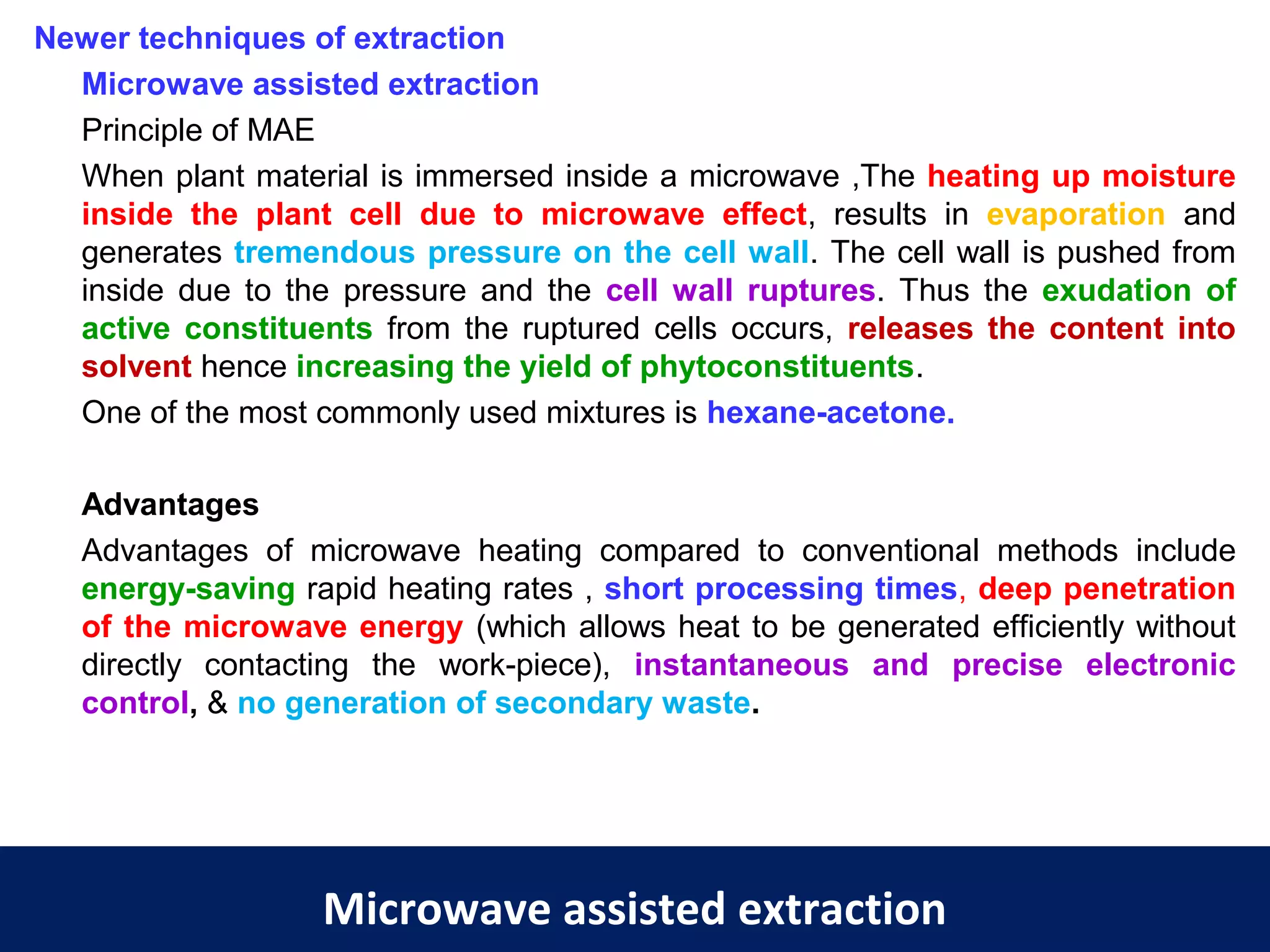Extraction of Phytochemicals | PPT