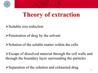 Extraction processes | PPTX