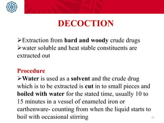 Extraction processes | PPTX