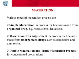 Extraction processes | PPTX