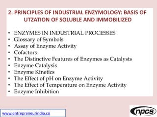 Extraction, Purification and Production of Enzymes (Biotechnology) | PDF
