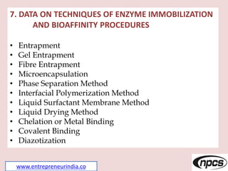 Extraction, Purification and Production of Enzymes (Biotechnology) | PDF