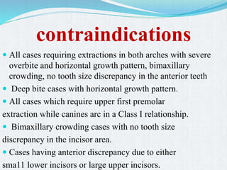 Extraction teeth for gaining space in orthodontics