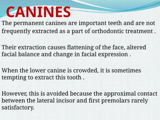 extractionteethforgainingspaceinorthodontics.pptx