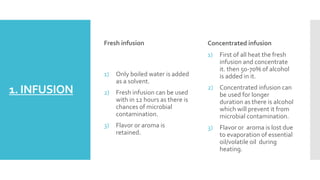 Infusion Extration Extraction updated | PPTX