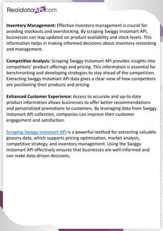Extract Swiggy Instamart API for Grocery Data Collection.pdf